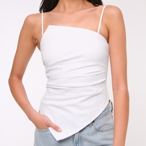 Abercrombie asymmetrical strapless top - Picture 2 of 7
